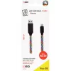 Kabel USB 2GO 797145 1m USB B Micro-USB B Wielokolorowy