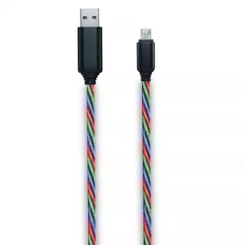 Kabel USB 2GO 797145 1m USB B Micro-USB B Wielokolorowy