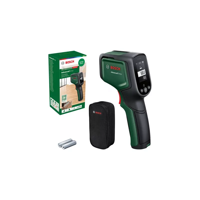 Bosch AdvancedTemp Czarny, Zielony °C -30 - 500 °C Wbudowany wyświetlacz