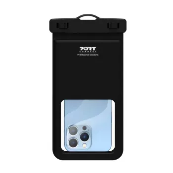 Etui-saszetka Port Designs 901884 na telefon komórkowy 17 cm 6,7 cala Czarny Przezroczysty