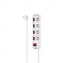 Hama 00223121 przedłużacz 1,4 m 4 gniazda AC Do zastosowań wewnętrznych Biały