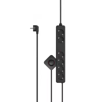 Inteligentna listwa zasilająca Hama 00223142 6 gniazd AC kabel 3 m