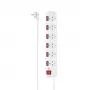 Hama 00223159 Inteligentna listwa zasilająca 6 gniazd AC 1,4 m 3680 W