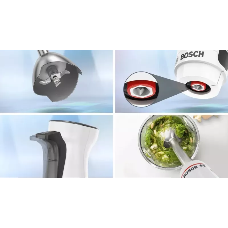 Bosch Serie 4 MSM4W421 blender ręczny 800 W Czarny, Biały