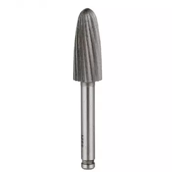 Gratownik obrotowy KWB 700340 — stożkowa głowica HSS Ø12 mm, trzpień Ø6 mm, do stali nierdzewnej