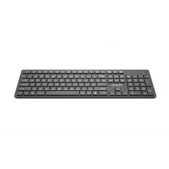 eSTUFF GLB211302 klawiatura biurowa USB QWERTY UK English czarna