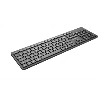 eSTUFF GLB211302 klawiatura biurowa USB QWERTY UK English czarna