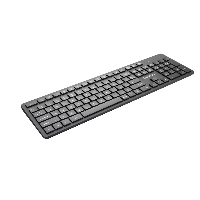eSTUFF GLB211302 klawiatura biurowa USB QWERTY UK English czarna