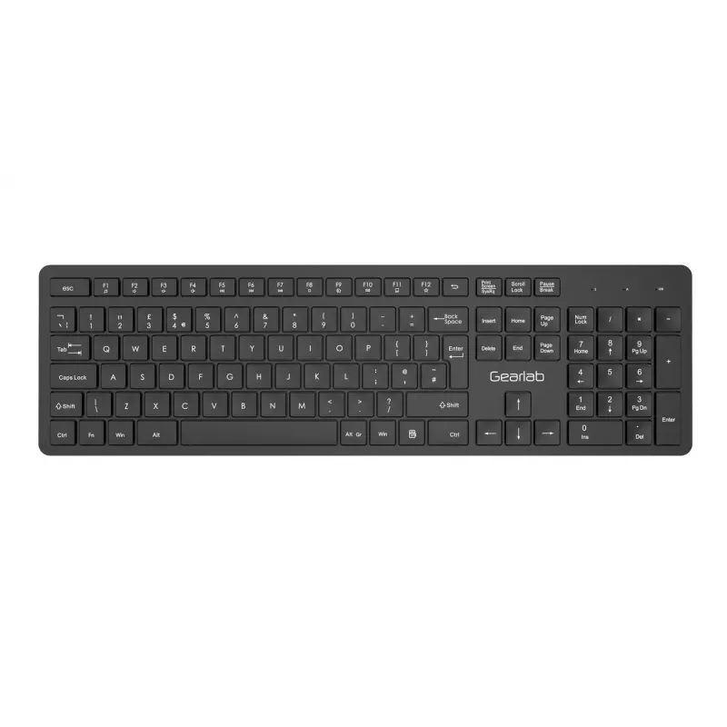 eSTUFF GLB211302 klawiatura biurowa USB QWERTY UK English czarna