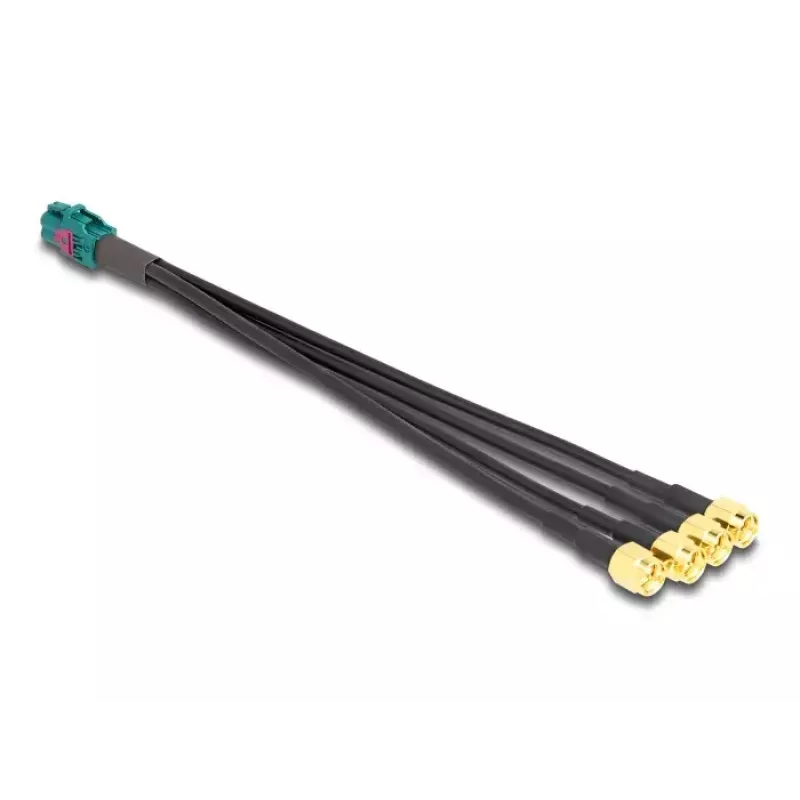 Kabel koncentryczny DeLOCK 90126 0,2 m Mini FAKRA Z SMA czarny