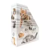 Magazine Rack HERMA Stehsammler Katzen A4 żółty
