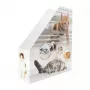 Magazine Rack HERMA Stehsammler Katzen A4 żółty
