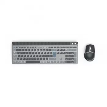 Klawiatura Hama WKM-750 z myszą bezprzewodowa Bluetooth QWERTZ Home/Office antracyt, czarny, niebieski