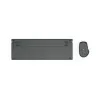 Klawiatura Hama WKM-750 z myszą bezprzewodowa Bluetooth QWERTZ Home/Office antracyt, czarny, niebieski