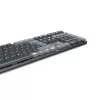 Hama WK-800 klawiatura dom/biuro Bluetooth QWERTZ niemiecka antracyt, czarny, niebieski