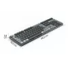 Hama WK-800 klawiatura dom/biuro Bluetooth QWERTZ niemiecka antracyt, czarny, niebieski