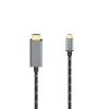 Hama 00200509 Kabel HDMI 1.5 m HDMI Typ A (Standard) USB Typ-C Czarny