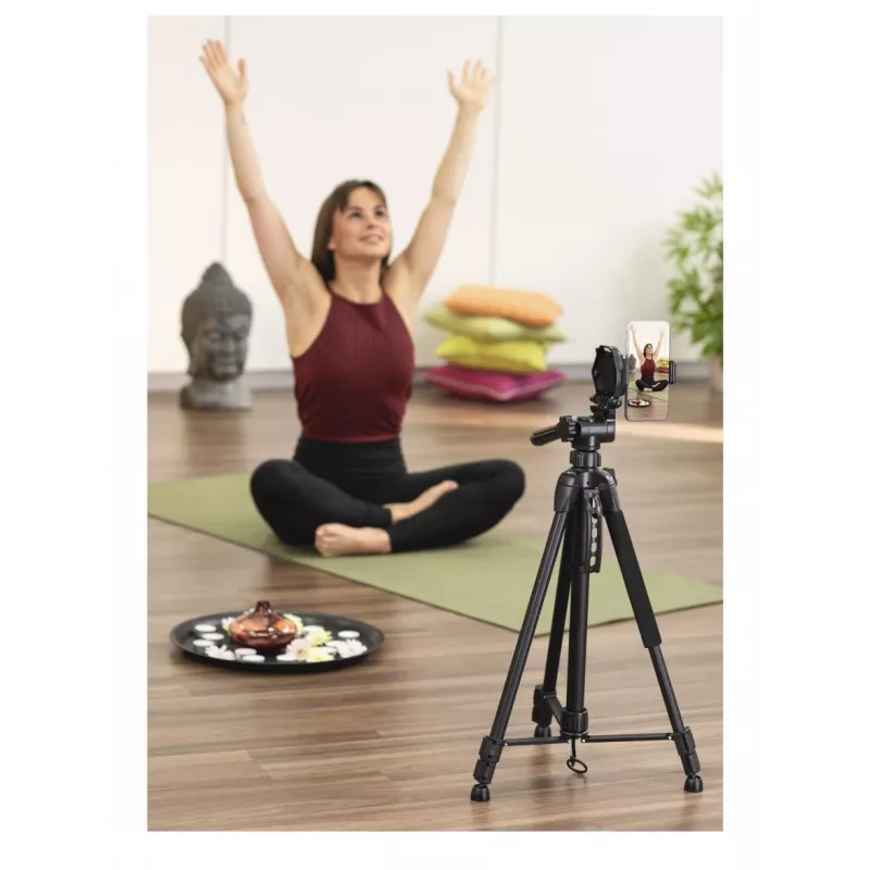 Statyw Hama Action Smart 153 3D do smartfona i aparatu cyfrowego 3 nogi Czarny