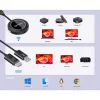 Manhattan 1080p Bezprzewodowy zestaw prezentacyjny HDMI, zestaw 2-częściowy z odbiornikiem HDMI i nadajnikiem HDMI do bezprzewodowego wyświetlania sygnału wideo z laptopa/tabletu/smartfona na telewizorze lub projektorze HDMI, czarny