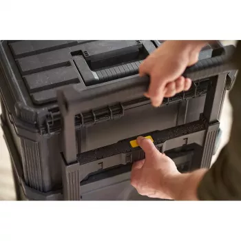 Walizka na kółkach Stanley STST83319-1 Plastik Czarny Żółty