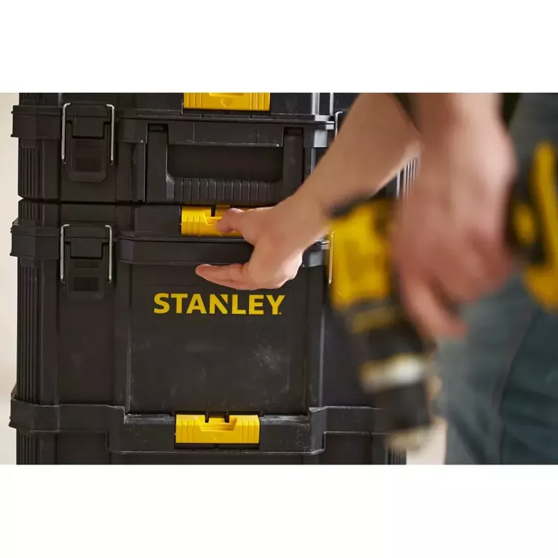 Walizka na kółkach Stanley STST83319-1 Plastik Czarny Żółty