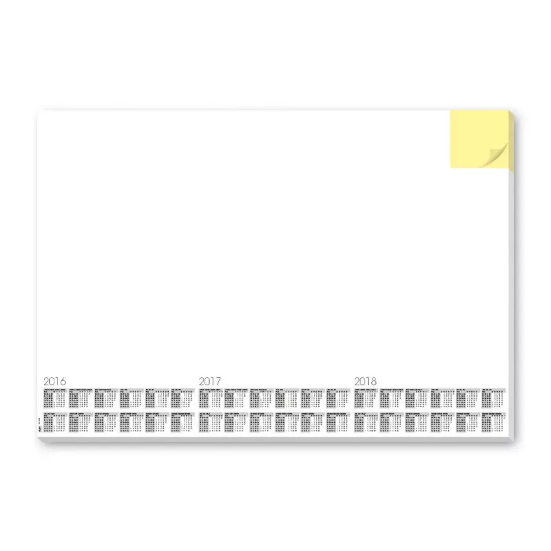 Podkładka na biurko Papier Biała Sigel HO490