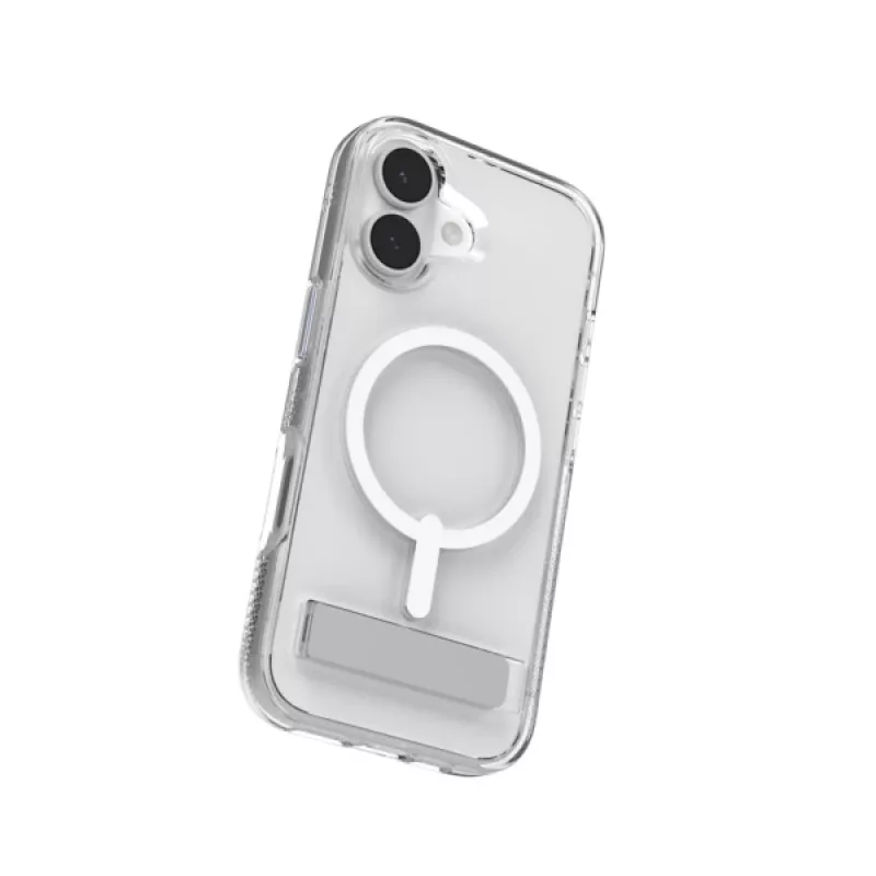 ZAGG Crystal Palace Snap Kickstand etui do Apple iPhone 17, Cover, Apple, iPhone 17, 16 cm (6.3 inch), Transparent