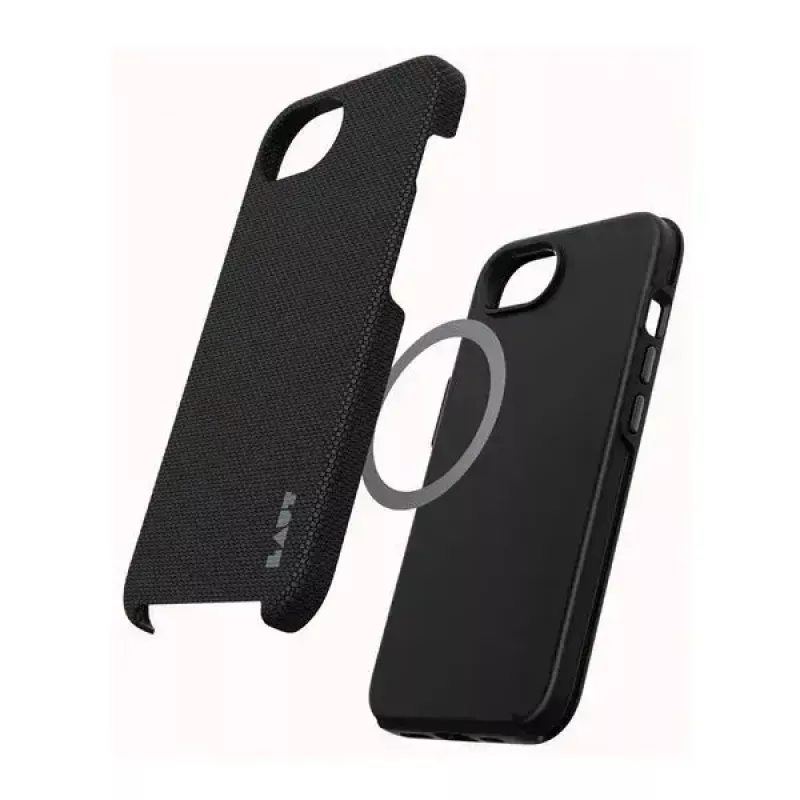 Etui LAUT do telefonu Apple iPhone 16e, etui ochronne, pasuje do ekranów 15,5 cm (6,1 cala), czarne