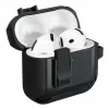 Etui ochronne na AirPods 4 LAUT ZENTRY — Poliwęglan + TPU, czarne
