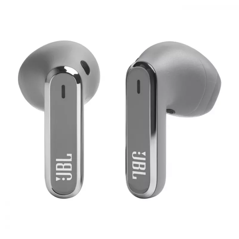 JBL LIVE FLEX Zestaw słuchawkowy Bezprzewodowy Douszny Rozmowy/Muzyka Bluetooth Srebrny