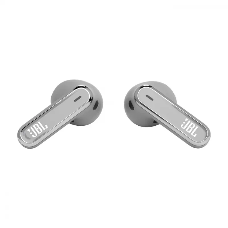 JBL LIVE FLEX Zestaw słuchawkowy Bezprzewodowy Douszny Rozmowy/Muzyka Bluetooth Srebrny