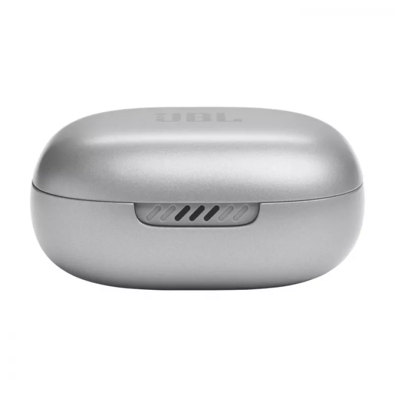 JBL LIVE FLEX Zestaw słuchawkowy Bezprzewodowy Douszny Rozmowy/Muzyka Bluetooth Srebrny
