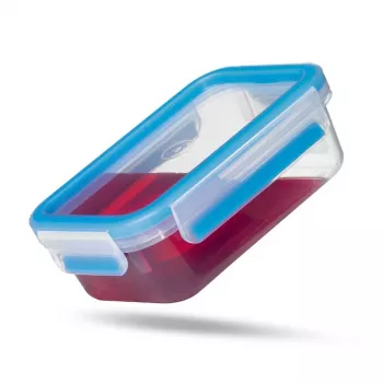 EMSA 508553 pojemnik na żywność Round Box 2 L niebieski, przezroczysty 1 szt.