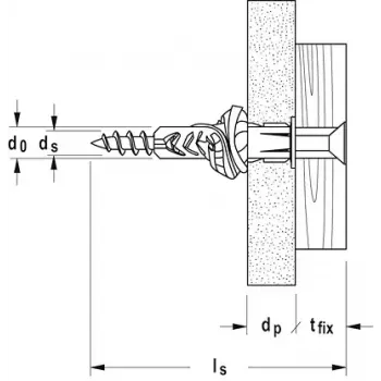 Uniwersalny kołek Fischer UX 6 x 35 R S/20