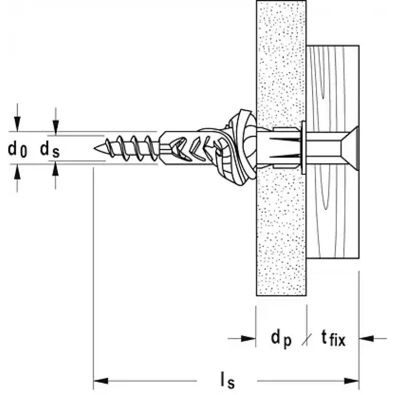 Uniwersalny kołek Fischer UX 6 x 35 R S/20