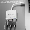 Techly IADAP USB31-HDMIPTY stacja dokująca/replikator portów do laptopa Przewodowa USB 3.2 Gen 1 (3.1 Gen 1) Type-C Srebrny