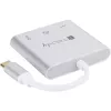 Techly IADAP USB31-HDMIPTY stacja dokująca/replikator portów do laptopa Przewodowa USB 3.2 Gen 1 (3.1 Gen 1) Type-C Srebrny