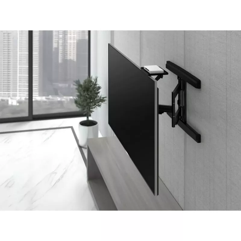 Techly ICA-DRS 902 AV equipment shelf Czarny Tworzywo sztuczne