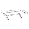 Techly ICA-DRS 902 AV equipment shelf Czarny Tworzywo sztuczne