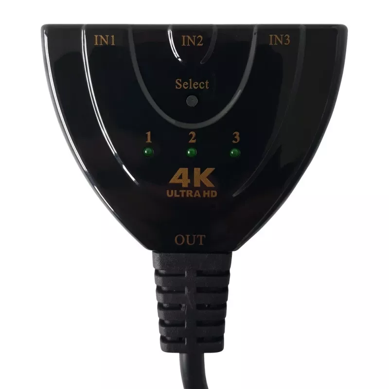 Techly IDATA HDMI-3F30 przełącznik wideo