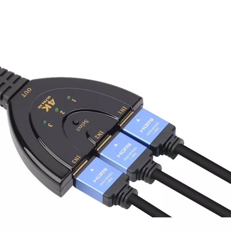 Techly IDATA HDMI-3F30 przełącznik wideo