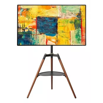 Uchwyt/stojak TV Techly ICA-TR58 165,1 cm (65 cali) Czarny, drewno
