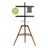 Uchwyt/stojak TV Techly ICA-TR58 165,1 cm (65 cali) Czarny, drewno