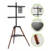 Uchwyt/stojak TV Techly ICA-TR58 165,1 cm (65 cali) Czarny, drewno