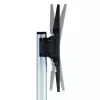 Techly Stojak podłogowy z półką Wózek TV LCD/LED 37-86 cali, 200 x 200 mm, 600 x 400 mm, -10 - 5°, 180°, Aluminium, Plastik, Stal, Czarny, Szary