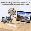 Techly IDATA KVM-DPC8K Przełącznik KVM Szary