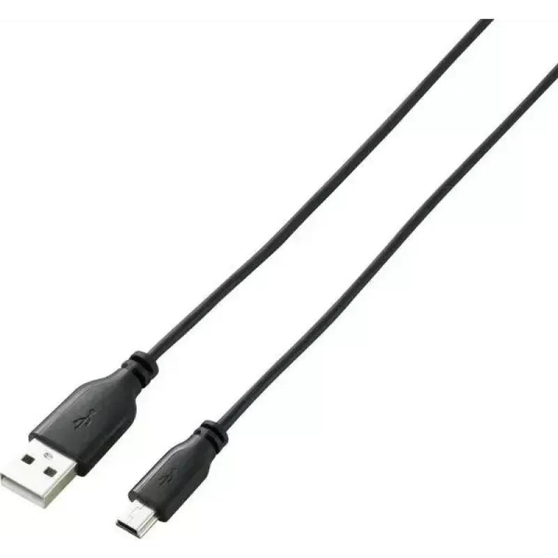 Kabel danych USB 2.0 Renkforce RF-4080792, USB A na Mini-USB B, 1 m, czarny