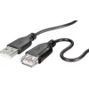 Kabel USB 2.0 Renkforce RF-4080795, USB A na USB A, 1 m, czarny