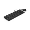 Hama CKM-200 klawiatura Mysz w zestawie Dom/Biuro USB QWERTZ Niemiecki Czarny
