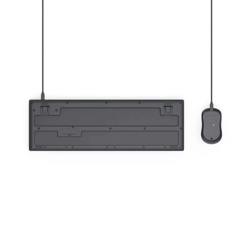 Hama CKM-200 klawiatura Mysz w zestawie Dom/Biuro USB QWERTZ Niemiecki Czarny